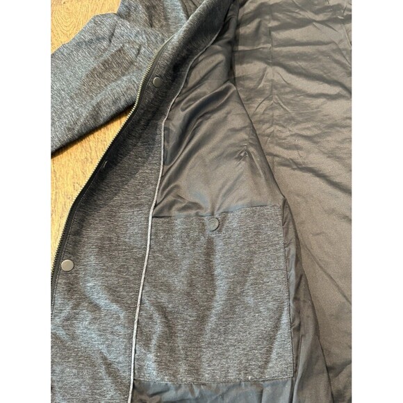 Vince Hooded Full Zip Parka Jacket Men’s Size S Black Snap Zip Pockets MSRP $645 - Picture 10 of 14